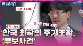 한국 역사상 최악의 주가조작 사건으로 손꼽히는 '루보 사건' | tvN 210502 방송