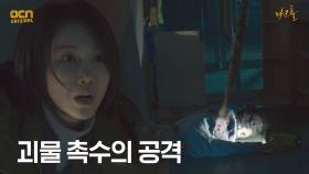 (비상) 김옥빈, 괴물 촉수에게 공격 당한 경비원 발견! | OCN 210508 방송