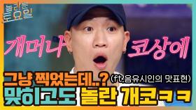 자기가 맞히고도 놀란 개코 ㅋㅋ 비트 위 음유시인의 역대급 맛 표현! | tvN 210911 방송