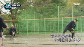 (용대 감독 입틀막) 승관이 상대로 노룩 드롭샷을 한 오상욱★ | tvN 211101 방송