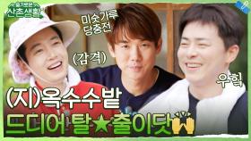 (지)옥수수밭 탈출 성공! 땀 뺀 후에 마시는 시원한 미숫가루 한 잔 하실래예? #유료광고포함 | tvN 211119 방송