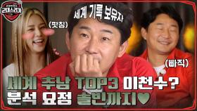 (빠직) 세계 추남 TOP3에 뽑힌 이천수?? 날카로운 솔빈 예측에 빵 터진 레전드 국대들ㅋㅋ | tvN 220627 방송