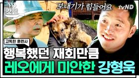 7년 만에 재회한 강형욱😭 노화로 다리가 아픈 레오를 보며 커지는 미안함과 고민😢 | #고독한훈련사 #갓구운클립