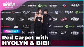 [2022 MAMA] Red Carpet with 효린 (HYOLYN)&BIBI (비비) | Mnet 221129 방송
