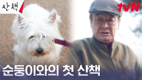 이순재, 이연희의 도움으로 시작한 반려견 순둥이와 첫 산책 | tvN 230723 방송