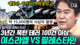 3년 동안 일어난 폭탄 테러만 무려 100건?💥 최고조에 다다른 이스라엘과 팔레스타인의 갈등🔥 | #벌거벗은세계사 (2시간)