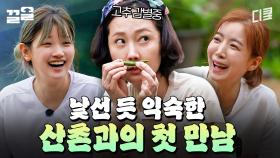 염정아는 첫 끼부터 밥상을 부러트려... 염정아 X 윤세아 X 박소담의 산촌 입성기 | 삼시세끼산촌편