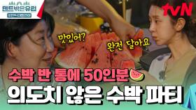 세영이 소중히 품에 안고 온 애착 거대 수박🍉 무겁고 큰 만큼 꿀맛 그 잡채 | tvN 241107 방송