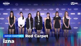 [#2024MAMA] Red Carpet with izna (이즈나) | Mnet 241122 방송