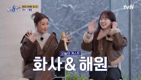 먹방퀸 화사 & 밈천재 해원 등장!✨ 갑자기 분위기 고막 녹아내리는 중..💖 | tvN 250313 방송