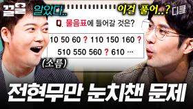 이걸 푸네ㄷㄷ 모두가 혼란스러워하는 가운데 혼자 정답 알아낸 전현무 | 문제적남자