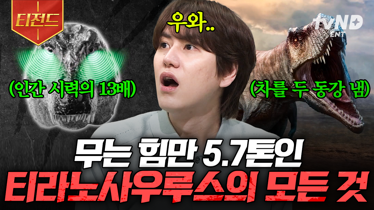 공룡계의 최강자로 군림했던 이 공룡🦖 폭군 도마뱀, 티라노사우루스의 A to Z | #벌거벗은세계사 #티전드 | ZUM TV