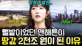 불모지였던 곳이 세계 경제의 심장이 되기까지, 뉴욕의 중심지 맨해튼의 탄생 역사📖 | 벌거벗은세계사