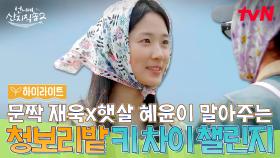 청춘 드라마 그 자체🌸 청보리밭에서 키 차이 챌린지 찍는 혜윤X재욱 #highlight #유료광고포함