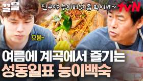 시원한 계곡과 딱 어울리는 오늘의 메뉴🍗 몸 보양까지 되는 성동일의 능이 백숙 | 바퀴달린집