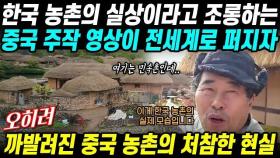 한국 농촌의 실상이라고 주작하던 중국 인기 영상에 전세계가 경악 "저 사람은 중국 농촌도 안가봤나봐"