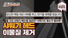 샤워기 헤드@- 세균 제거 노하우 공개