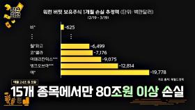 [애뿔 주식 포함] 80조 원 이상 손실한 