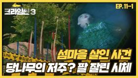 [크라임씬3][11-1] 섬마을 살인 사건｜팔뚝섬의 수호신, 당나무가 내린 저주?! 팔 잘린 채 발견된 사체를 둘러싼 미신