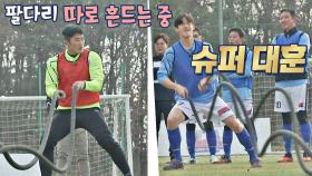 스텝에 약한 김동현과 체력마저 완벽한 이대훈✨ (ft. 아무 노래) | JTBC 201213 방송