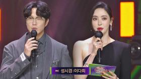 [제35회 골든디스크] 음반 부문 MC - 성시경&이다희｜JTBC 210110 방송