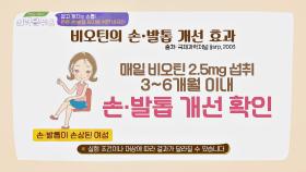 [비오틴] 섭취 후 나타나는 손·발톱 건강 개선 효과 ☞ | JTBC 210501 방송
