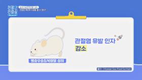 발효우슬등복합물 섭취 시 관절염 유발 인자 감소↘ | JTBC 210503 방송