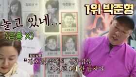 [개그맨 인기 순위] 1위에 빛나는 남자 박준형(๑＞؂＜๑) | JTBC 210530 방송