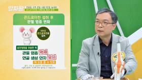 관절 개선에 GOOD👍 콘드로이친 섭취 후 관절 염증의 변화 | JTBC 220203 방송