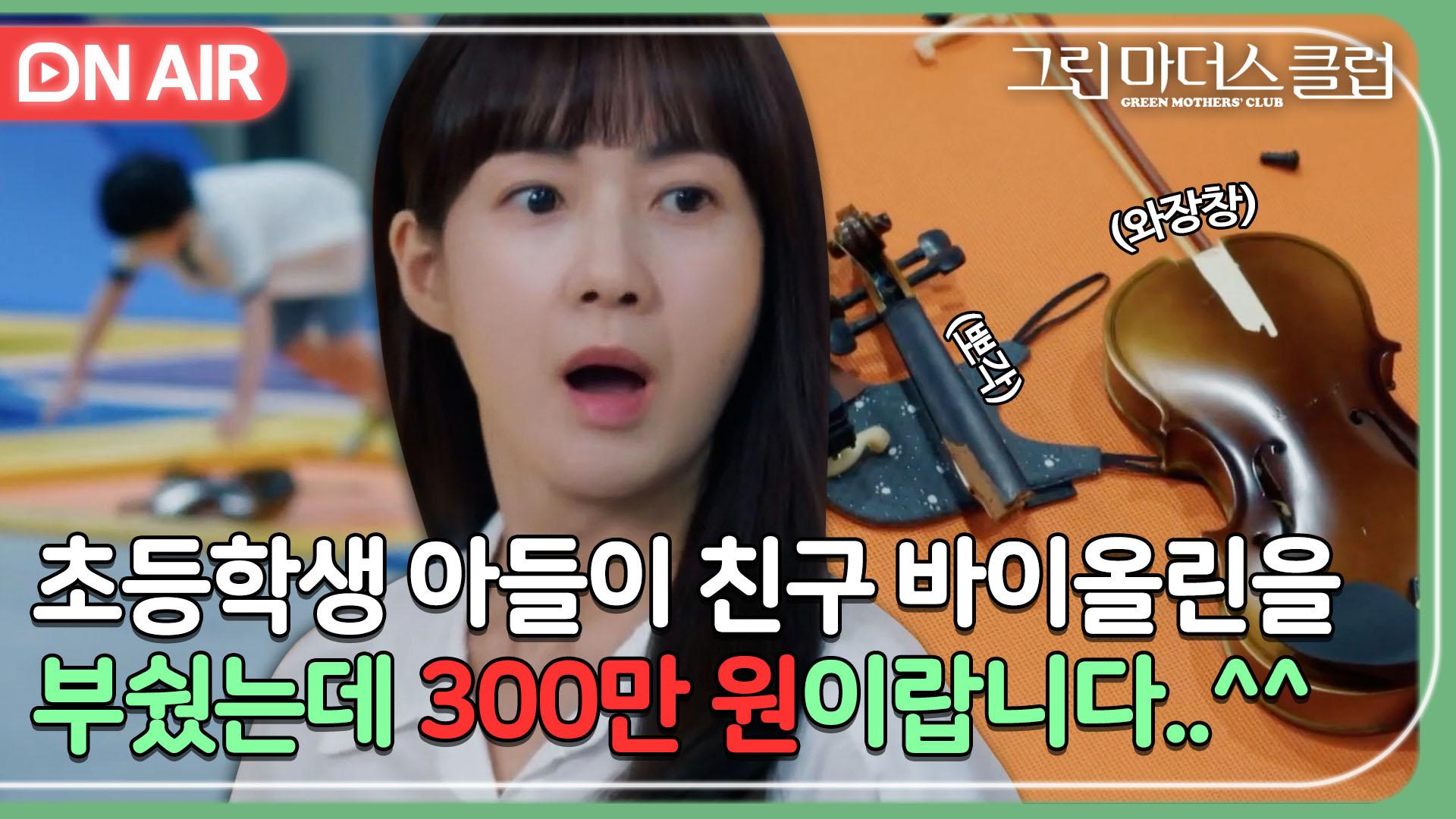 남의 비싼 바이올린 부숴버린 이요원 아들｜그린마더스클럽｜JTBC 220406 방송 | ZUM TV
