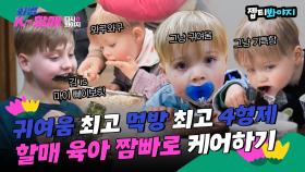 (감동주의) 아기천사👶🏻 근데 이제 활발함을 곁들인 4형제의 시골 적응기! 마음의 벽이 사르르 녹아버림 ,,｜JTBC 210511 방송