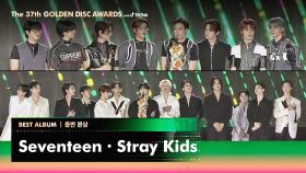 [제37회 골든디스크] 음반 부문 본상 - SEVENTEEN & Stray Kids｜JTBC 230107 방송