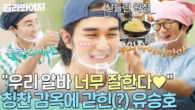 우리 알바가 웍질도 잘해요♥ 내향형 고양이 유승호 우쭈쭈 달래주는 팽락부부｜대결! 팽봉팽봉｜JTBC 250426 방송