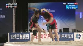 무궁화장사(-80kg) 결정전 준결승 1경기 - 최희화 (콜핑) VS 정지원 (거제시청)