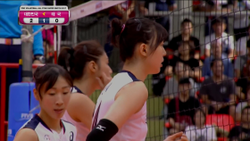 박정아의 서브-양효진 첫 득점! 산뜻하게 첫 출발!
