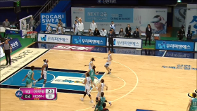 KEB하나 1Q 종료 직전에 골!