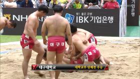 전국씨름선수권대회 대학교부 단체전 결승 - 경남대학교 VS 대구대학교