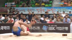 대학부 개인전 결승 역사급(-110kg) - 이국희(단국대) VS 김민섭(대구대)