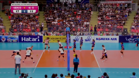 무섭에 따라오는 태국 선수들!