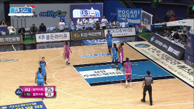 3Q 75-71로 핑크스타가 우세하며 종료