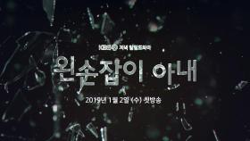 KBS 2TV 새 저녁일일 ＜왼손잡이 아내＞ 1차 티저, 2019년 1월 2일 수요일 첫방송!!