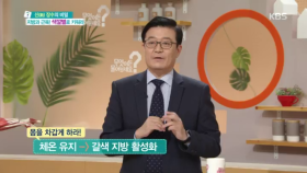 몸을 차갑게 하면 갈색 지방이 활성화된다