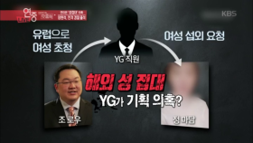 해외 성 접대, YG가 기획 의혹?