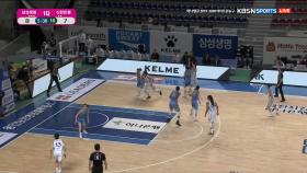 [하나원큐 2019-2020 여자 프로농구] 삼성생명 vs 신한은행 경기 초반부터 막상막하!