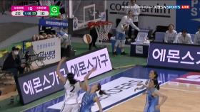 [하나원큐 2019-2020 여자 프로농구] 삼성생명 vs 신한은행 경기를 리드하는 삼성생명