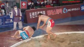 한라장사 8강 김보경(양평군청) vs 박성윤(의성군청) [2020 영덕단오장사씨름대회]