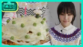 큰손 이유리, 시어머니 위한 대용량 김치전 크레이프 케이크 만들기 | KBS 210129 방송