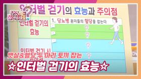 뱃살, 혈당! 두 마리 토끼 잡는 ☆인터벌 걷기☆ | KBS 210409 방송