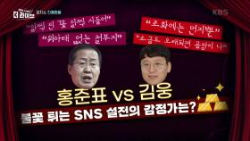 홍준표 VS 김웅의 불꽃 튀는 SNS 설전 | KBS 210510 방송