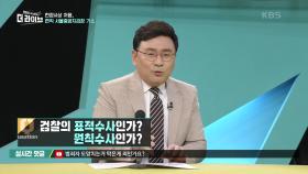 검찰의 표적수사인가? 원칙수사인가? | KBS 210512 방송